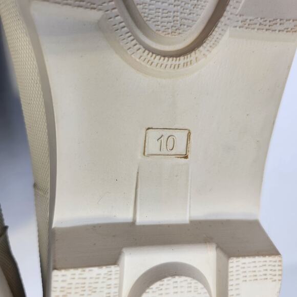 Baxter Wood Havea Black White Sole Chelsea Rain Boot Womens 10 Ankle Pull On - Picture 10 of 10